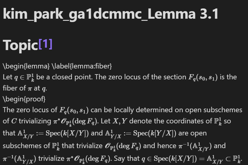 A note with a lemma using the notation $F_q(X,Y)$