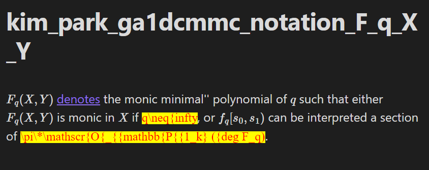 The notation note after the summarization happens in viewing mode